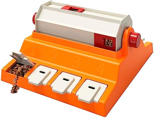  GOOLA Dog Puzzle Toys, Dog Slow Feeders, Interactive Dog Toys For IQ Training & Mental Enrichment, Fun Dog Treat Puzzle Toy For Large/Medium/Small Dogs (Orange)