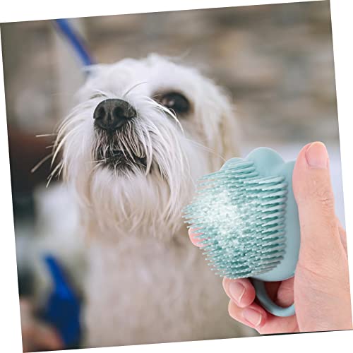  Iplusmile 3pcs Pet Bath Brush Fluff Off Deshedding Shampoo Shower Hair Brush Puppy Shampoo Kitten Shampoo Cat Grooming Massager Silicone Bath Brush Kitten Bath Massager Pet Shedding Brush