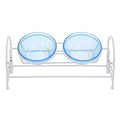  POPETPOP Puppy Feeder Dog Food Feeder Dog Cat Food Bowl With Adjustable Stand Glass Pet Water Bowl Kitten Food Bowl Dish Cat Feeder Pet Supplies For Cat Dog Puppy Feeder Dog Food Feeder