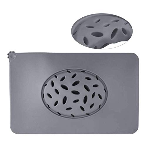  TYUXINSD Beautiful Cat Cushion Silica Gel Waterproof Cat Litter Mat Durable Non Slip Dog Mattress Protect Floor And Carpet Easy Clean Pet Bed Mat For Kittens Pink (Color : Gray)