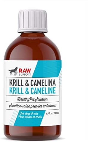 Raw Support Krill & Cameline 6.7fl.oz, Mix Liquid With A Little Warm Water And Stir Into Pets Food,1 Of 12 Supplement Options, Dual Protective Closure With Outer Wrap.