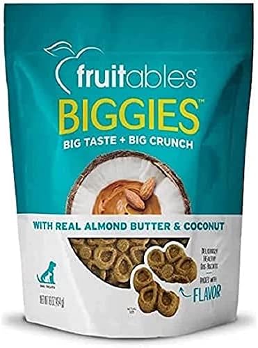  Fruitables Biggies Dog Biscuits – Crunchy Dog Biscuits Made With Pumpkin – Healthy Dog Treats Packed With – Free Of Wheat, Corn And Soy – Pumpkin & Blueberry – 16 Ounces
