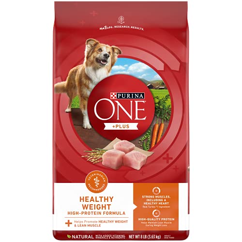  Purina ONE Plus Healthy Weight High-Protein Dog Food Dry Formula - 8 Lb. Bag
