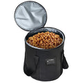  Portable Dog Food Storage Container Bag - Food Container For Pets - Dog Cat Bird And Other Pet Food Storage Bin - Keeps Food Fresh For Camping, Dog Boarding, Weekend Getaways, 13.7"D X 13.7"H