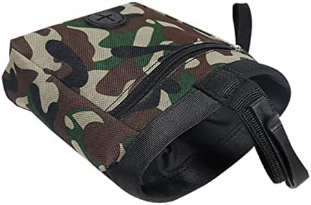 GENERIC 3pcs Kibbles Coin Carrier Container Key Pouches Dog Cm Green For Use Supplies Purse Bags Holder Walking Training X Food Snack Camouflage Outdoor Indoor Doggie Reward Small Treat