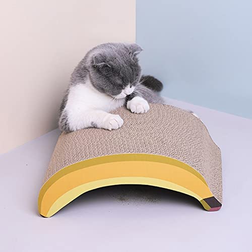  JYDQM Cats Scratching Board Claw Grinder Corrugated Paper Kitten Scraper Rest Mat Cats Supplies Wear-Resistant Scratcher (Color : A, Size : One Size)