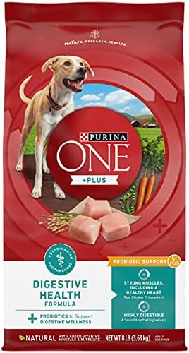  Purina One Plus Digestive Health Formula Dry Dog Food Natural With Added Vitamins, Minerals And Nutrients - 31.1 Lb. Bag