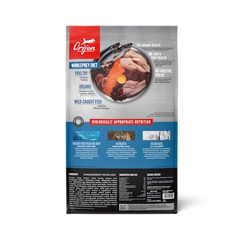  ORIJEN Original Dry Dog Food, Grain Free Dog Food For All Life Stages, Fresh Or Raw Ingredients, 23.5 Lb