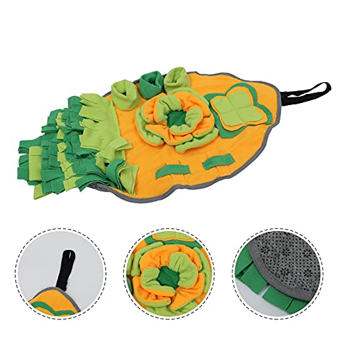 Rabbit Snuffle Mat Educational Toys Rabbit Foraging Mat Interactive Feed Game For Boredom Fleece Bed Treat Dispenser For Rabbits Bunny Guinea Pigs Chinchillas Ferrets Dogman Toys