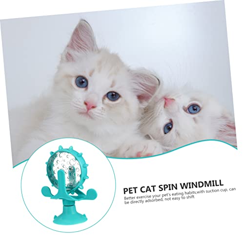  VILLCASE Funny Cat Toy Toys For Dogs Small Cat Toys Kitten Toys Interactive Cat Ferris Wheel Cat Food Dispenser Pet Windmill Toy Pet Feeding Toy Pet Food Dispenser Cat Feeding Toy