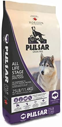  HORIZON PET NUTRITION Pulsar Grain Free, Non GMO, Meat Dense All Life Stage Dry Dog Food, 25 Lb