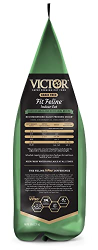  Victor Super Premium Cat Food – Grain Free Fit Feline - Dry Cat Food For Indoor Cats - For All Breeds And All Life Stages From Kitten To Adult, 5lb