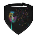 GENERIC Blow Dandelions Print Pet Bandana Collar - Scarf Collar - Art Dog Bandana Minimal Head Cicumference
