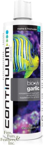  Continuum Aquatics Bio Viv Garlic - Concentrated Liquid Garlic Food Attractant And Supplement For Fish