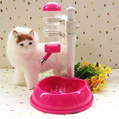  AYENCI Cat Automatic Water, Pet Cat Dog Water Drinker Dispenser Bottle Plastic Automatic Fountain Drinker Multicolor Food Stand Hamster Feeder Dish Bowl (Color : Blue)