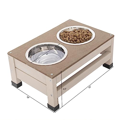 GENERIC Ervegurypets Outdoor Fir Wood Dog House With Large Terrace & Weatherproof For Small, Medium Dogs