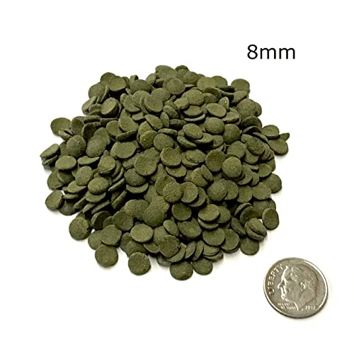  BIG KAHUNA TROPICAL FISH 8 Mm Alage Wafer - Sinking Algae Wafers That Provides Balanced Diet For Plecos, Snails, Cory Cats, Catfish, Shrimp, And Crayfish (10 Pound)