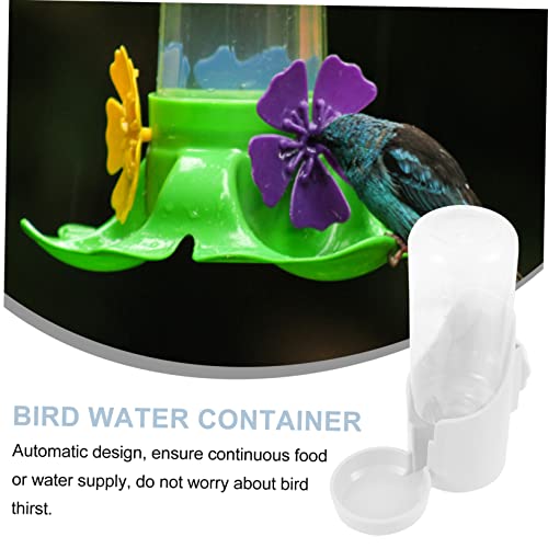  GANAZONO Parrot Drinking Fountain Bird Cage Accessories Clear Dispenser Bird Water Pet Water Bottle Pet Automatic Water Dispenser Puppy Nipple Feeder Bird Cage Water Feeder Bird Feeder Food