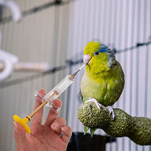  Puppy 1 Set Bird Feeding Syringe With Feeding Tube Baby Bird Liquid Food Feeding Tool Pet Bird Feeder