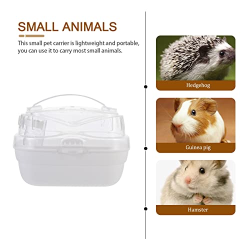  Travel Backpack Hamster Backpack Hamster Container Portable Hamster Container Small Pet Carrying Cage Chinchilla Travel Feeding Case Hamster Backpack Travelling Backpack Hamster Cage