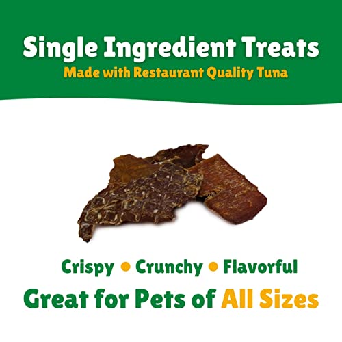  Lucky Premium Treats Tuna Jerky – Tuna Jerky Treats For Cats And Dogs, Nutrient-Rich And All-Natural Dog Treats And Cat Treats (14 Oz)