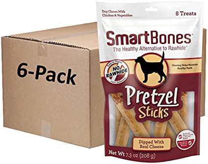  SmartBones No Artificial Colors Or Preservatives Pretzel-Style Chews, Treat Your Dog To A Fun Shapped Rawhide-Free Chew
