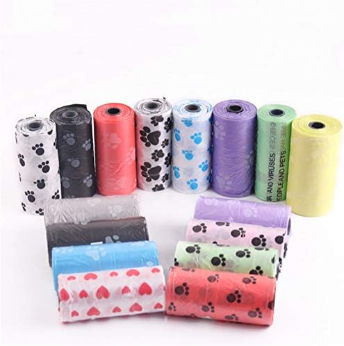  JUNMIN 300 Bags Disposable Dog Cat Garbage Bag Pet Cleaning Supplies (Color : Random)