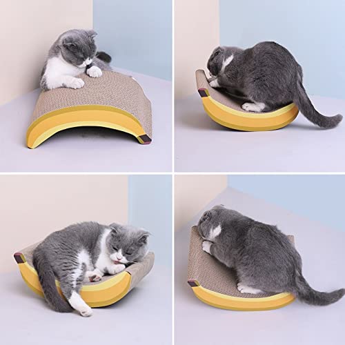  JYDQM Cats Scratching Board Claw Grinder Corrugated Paper Kitten Scraper Rest Mat Cats Supplies Wear-Resistant Scratcher (Color : A, Size : One Size)