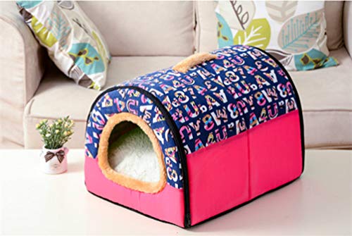  SENERY Winter Pet House Kennel Nest With Mat Foldable Bed For Small Medium Dogs Puppy Sleeping Bag