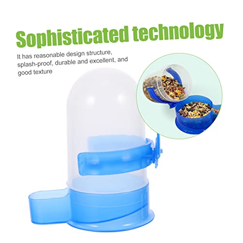  Birdseed 8 Pcs Proof Plastic Bunny Cup Parrot Lovebirds Drinking Birds Fountain Dog Farm Food Wild Bottle Bowl Dispenser For Garden Waterer Cat Parrots Feeder Tray Squirrel-
