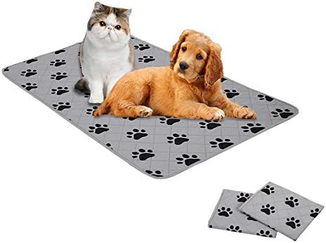 SPXTEX Dog Crate Pads Dog Pee Pads Rugs Washable Dog Pads, Non Slip Puppy Pee Pads For Small Dogs, Waterproof Pet Pad Rug, Dog Whelping Training Pads For Dogs, 1 Piece, 82" Round