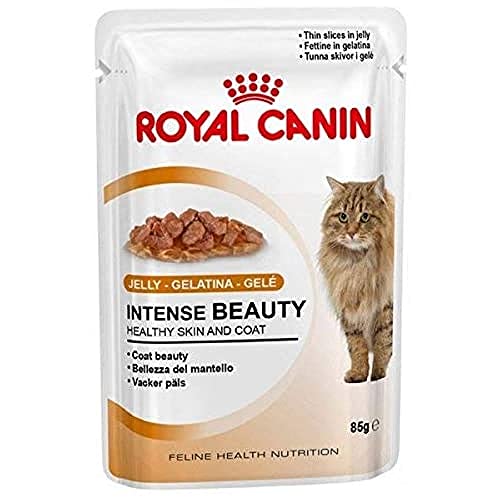  Royal Canin Intense Beauty In Jelly Cat Food 12 X 85g