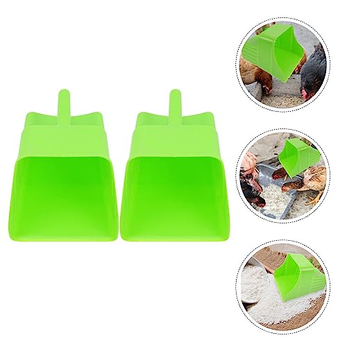 Food Shovel 2pcs Plastic Shovel Horse Feed Scoop Pet Food Scoop Pet Dog Cat Pet Feeding Scoop Plastic Hand Scoop For Dog Cat Garden Plastic Shovel Garden Soil Scoop