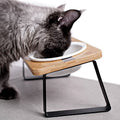  Pawkizz Elevated Cat Bowls & Waterproof Pet Food Mat - Eco-Friendly Bundle