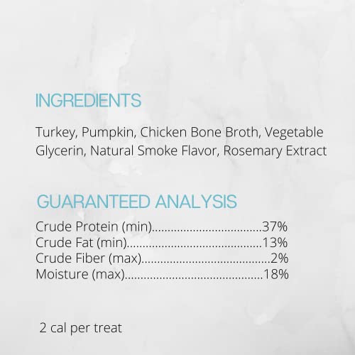  Farmland Traditions Tiny Loves Jerky Trainer Treats For Dogs W/Bone Broth (Turkey & Pumpkin, 16 Oz.)