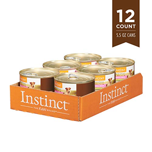  Instinct Original Small Breed Grain Free Real Chicken Recipe Natural Wet Canned Dog Food, 5.5 Oz. Cans (Case Of 12)