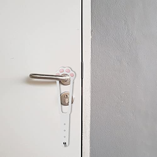  Yagosodee 2 Pcs Cat Door Holder Latch 4 Holes Adjustable Cat Door Stopper Alternative No Measuring To Keep Dogs Out Of Cat Litter Boxes And Food