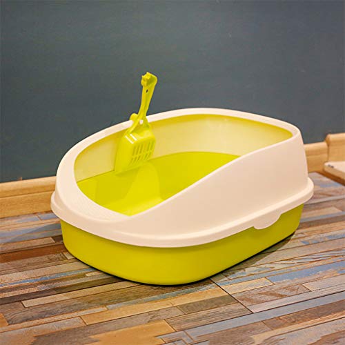  Lovhop Pet Dog Toilet Cat Litter Box Cat Dog Tray Teddy Anti-Splash Toilette With Cat Litter Shovel Puppy Cat Indoor Home Sandbox