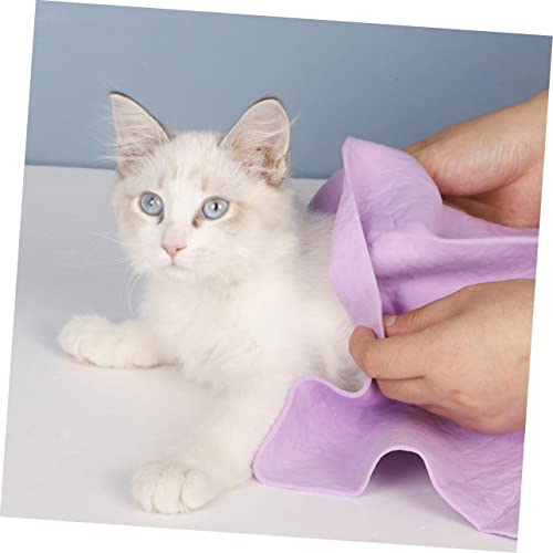  Ipetboom 10 Pcs Cat Bath Towel Quick Dry Towel Microfiber Towel Soft Towels Wearable Dog Towel Dry Pet Bath Towels Microfiber Bath Dog Towel Pet Absorbent Towel Bathing Cat Towel Supplies
