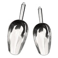  PATKAW 2pcs Dog Food Stainless Steel Spatula Stainless Steel Spoon Stainless Dog Food Scooper Metal Candy Scoop Multifunction Shovel Stainless Food Shovel Cat Food Shovel Pet Food Shovel
