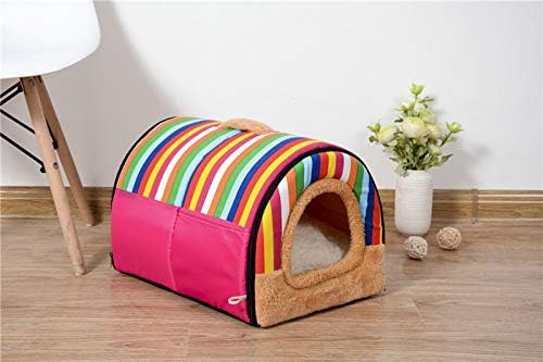  SENERY Winter Pet House Kennel Nest With Mat Foldable Bed For Small Medium Dogs Puppy Sleeping Bag
