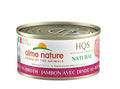  Almo Nature HQS Natural Made In Italy Ham With Turkey, Grain Free, Additive Free, Adult Cat Canned Wet Food, Shredded (2502H), 2.47 Oz, Pack Of 24