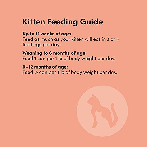  Amazon Brand - Kitzy Wet Cat Food, Chicken Cuts In Gravy, Grain Free (Kitten), 3 Oz (24 Pack)