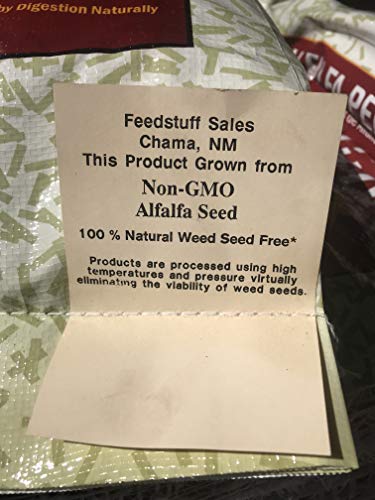  Stampede Alfalfa Pellets, Non-GMO - Perfect For Rabbits, Goats, Equine, And More! (40 Lb)