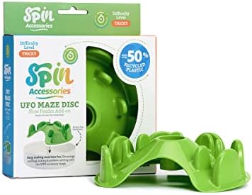  PetDreamHouse Spin Slow Dog Bowl Accessory, Double Sided Lick Mat Insert