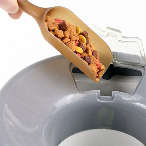  ACULIP Cat Feeder Cat Food Bowl, Tennis Ball Thrower Pet Dog Toys Chewing Accessories Automatic Ball Launcher Dog Throwing Machine Toy Interactive Feeding