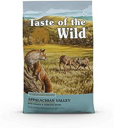  Taste Of The Wild Grain Free High Protein Real Meat Recipe Appalachian Valley Premium Dry Dog Food, 28 Lb.