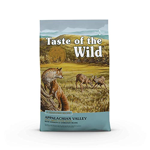  Taste Of The Wild Grain Free High Protein Real Meat Recipe Appalachian Valley Premium Dry Dog Food, 28 Lb.