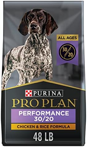  Purina Pro Plan High Calorie, High Protein Dry Dog Food, 30/20 Chicken & Rice Formula