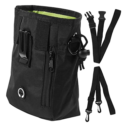  Iplusmile Dog Food Containers Dog Food Container 5pcs Pet Treat Bag Doggies Treats Dog Treat Container Nylon Black The Dog Portable Food Containers Dog Food Puppy